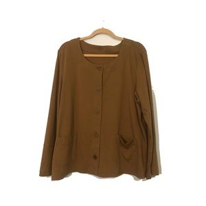 Eileen Fisher Buttom Front Cardigan/jacket